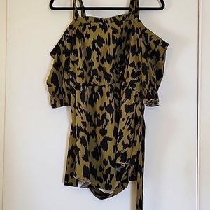 SHEIN cold shoulder top